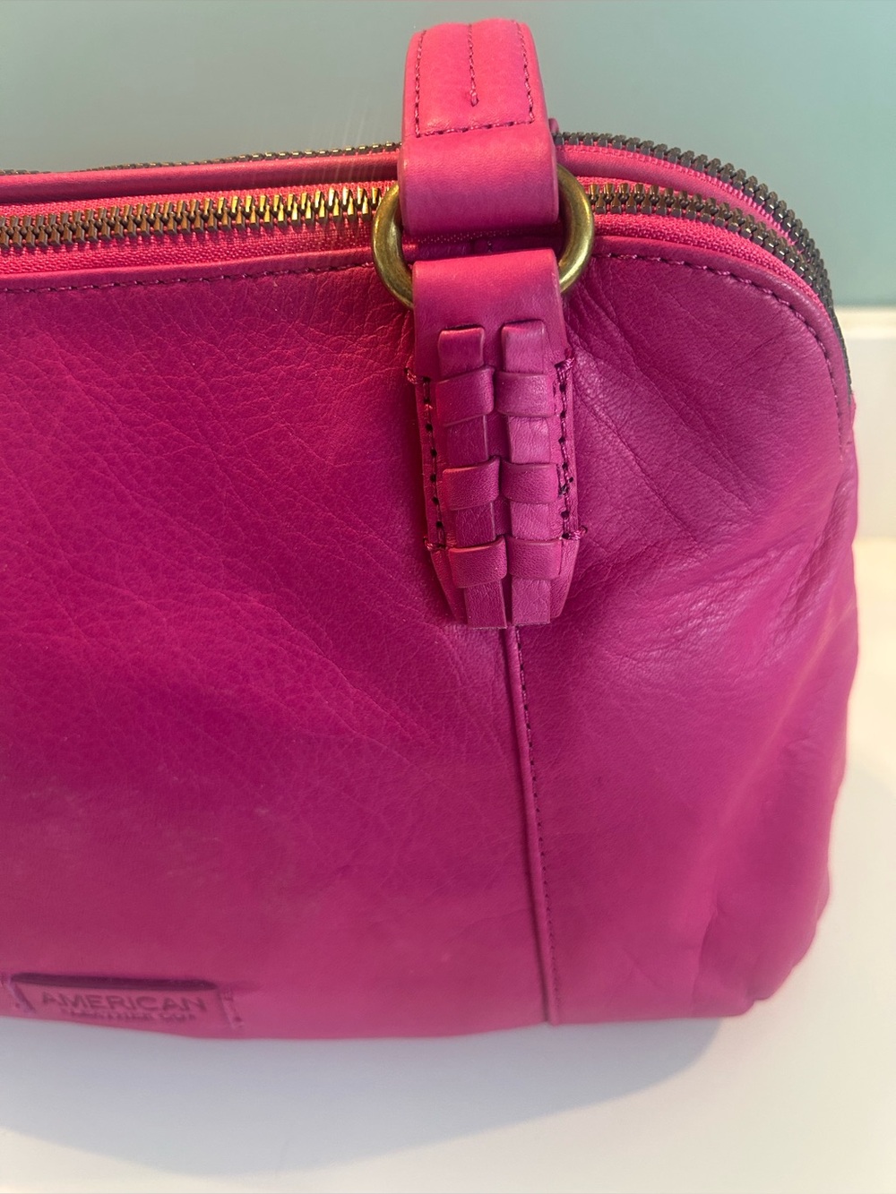 American Leather Co. Poppy Satchel     NWOT - Picture 3 of 11